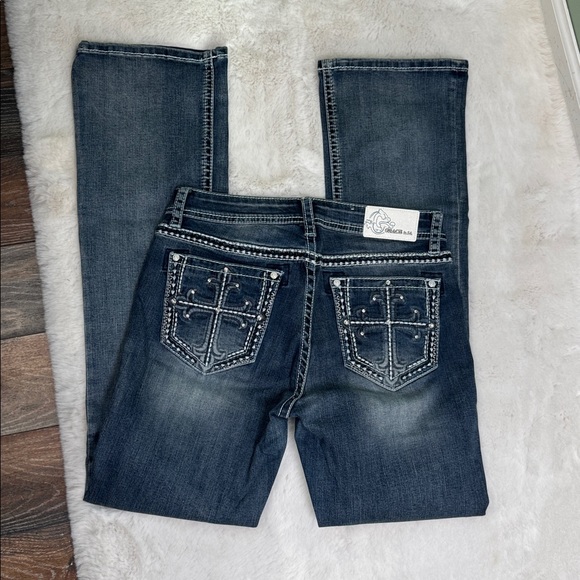 Grace in LA Embellished Boot Cut Jeans size 29 - Picture 10 of 16